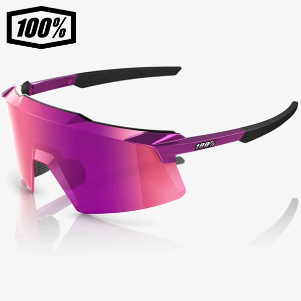 ワンハンドレッドパーセント 100％ AEROCRAFT Gloss Purple Chrome サングラス スポーツサングラス 正規品 60032-00014