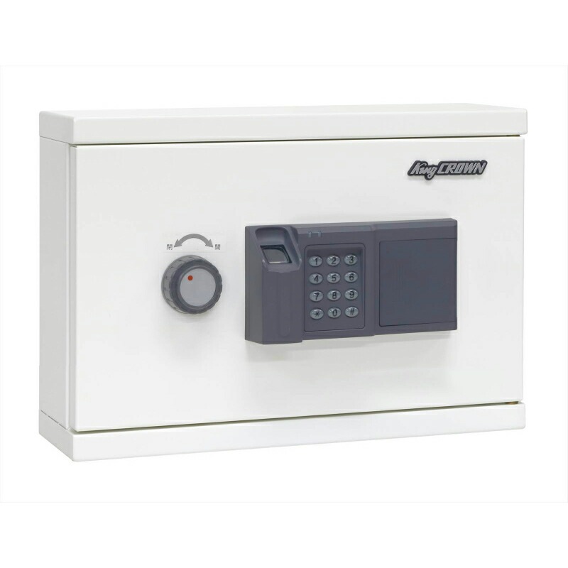 【送料無料】日本アイエスケイ キーボックス　10本用 KB-FPE-10　指紋錠+テンキー錠　非常開錠機能　　信頼の日本製 地震 災害 防災