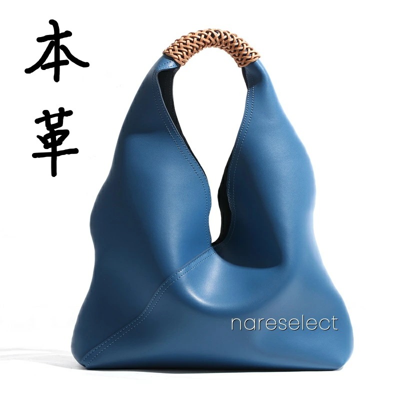 本革バッグ大容量女性高級感軽贅沢新型本革女性バッグ通勤脇バッグハンドバッグショルダートートバッグ