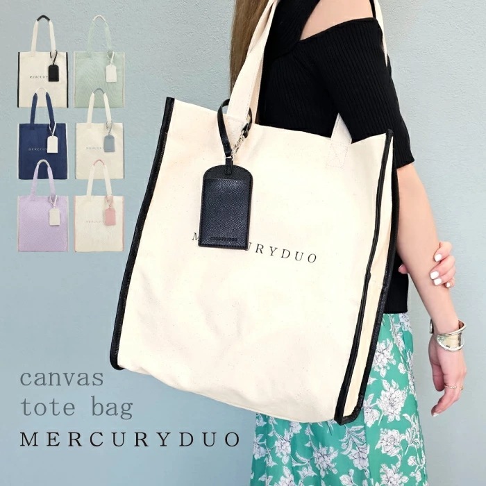 【メガポ　SALE】　キャンバス トートバッグ トート カードケース ポケット 大容量 大きめ 推し活バッグ ウォッシュドコットン レディース 普段使い ブランド 通勤 通学 旅行