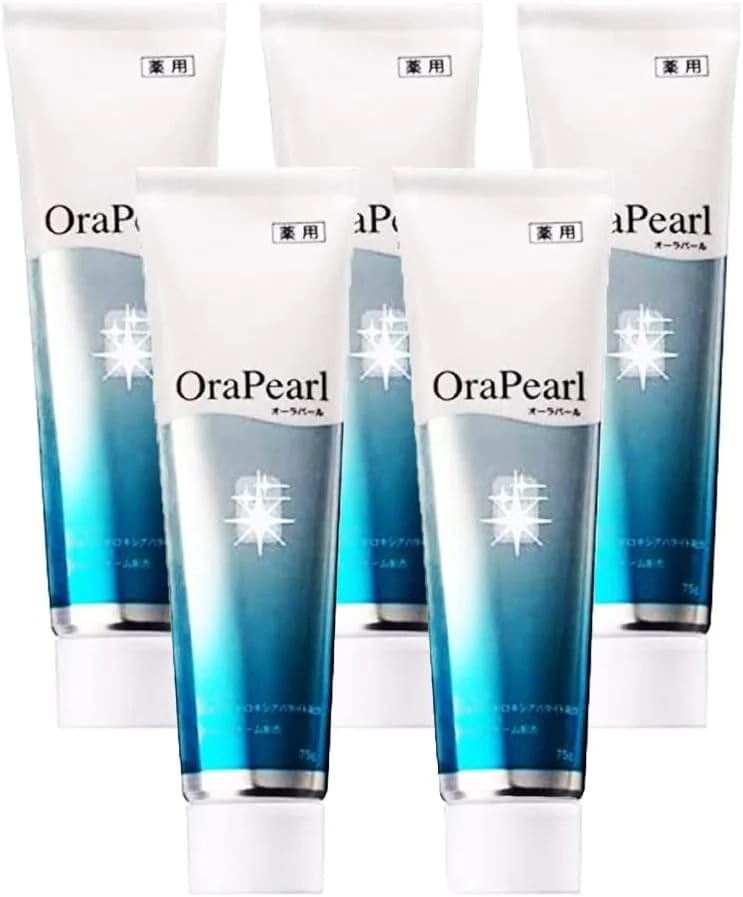 【公式 全薬グループ】 ホワイトニング 歯磨き粉 75g 5本セット 医薬部外品 歯周病 口臭予防 着色汚れ 歯の黄ばみ 研磨剤フリー オーラルケア