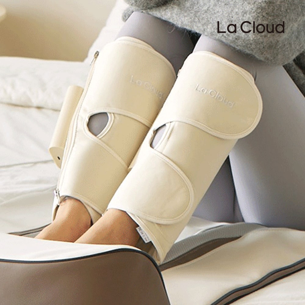 La Cloud Calf Massage Machine 足 3段温熱機能タイマー ふくらはぎマッサージ 腫れの解消
