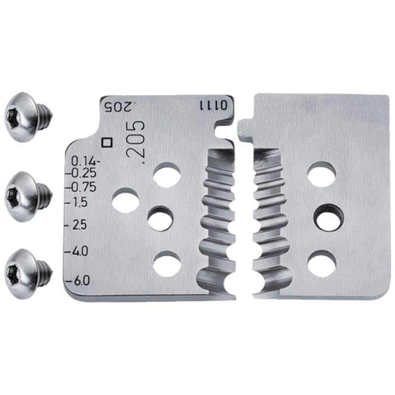 KNIPEX社　精密ワイヤーストリッパー 1219-06用替刃 (1組4枚)　121906