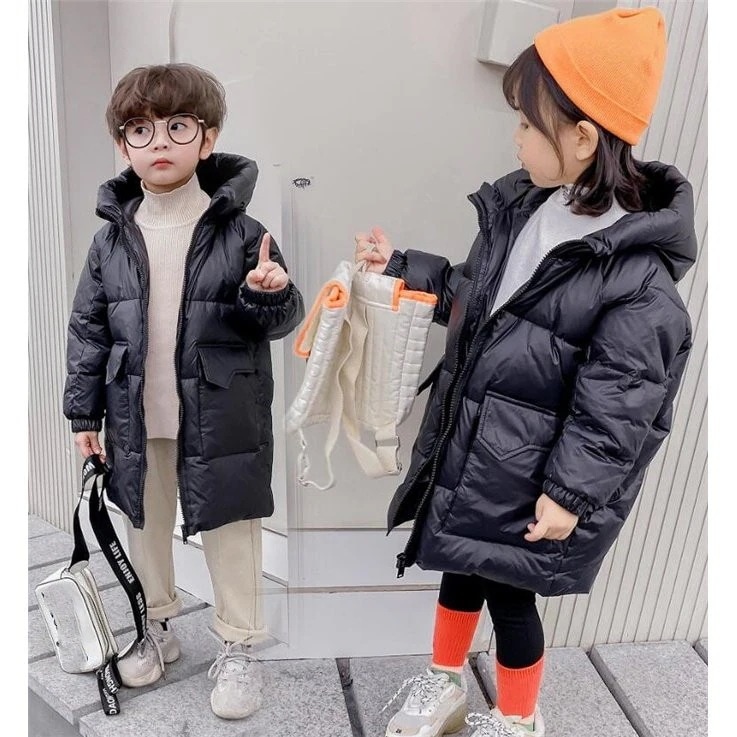 ダウンコートダウンジャケット子どもフードフード子服男の子女の子ダウンアウター秋