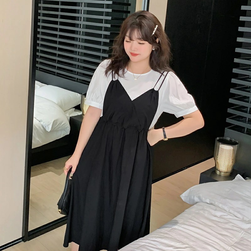 【激安販売】2L～5L1色ブラック 大きいサイズ ワンピース お嬢様 ワンピ クラシカル 学生 ロリータ ゴスロリ レトロ コスプレ コスチューム 制服 イベント アイドル 衣装ぽっちゃりさん