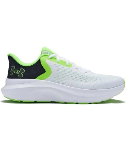 UAチャージド ローグ5 3028256 カラー：101 White/Black/Hyper Green（EC）
