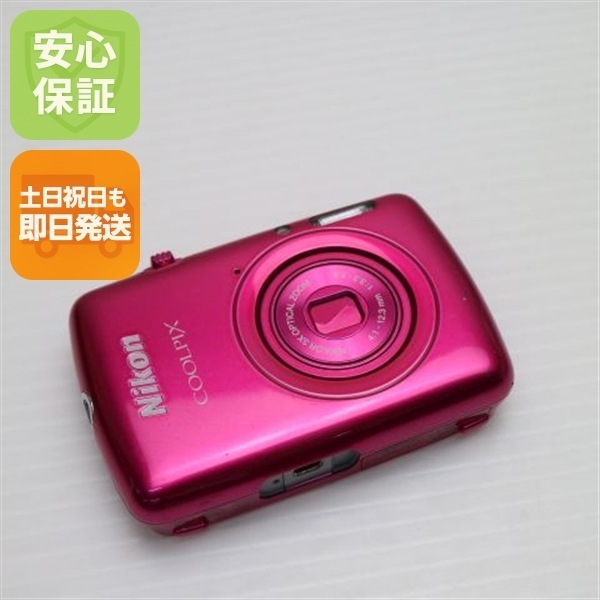 美品 COOLPIX S01 ピンク デジカメ Nikon 107