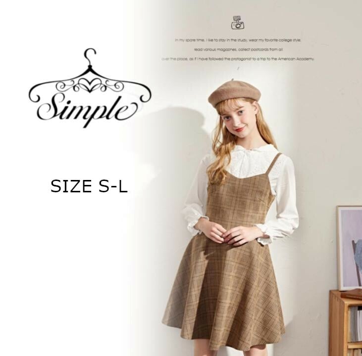 レディース ファッション ワンピース ひざ丈 きれいめ ノースリーブ フレア Aライン セクシー ミモレ おしゃれ 大きめ 夏 春 夏 秋 韓国 20代 30代 40代 体型カバー フレア チェック柄