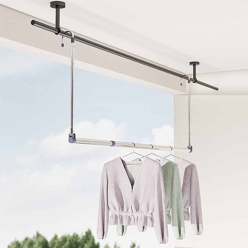 ハンガーラック パイプハンガーラック 洋服ラック ハンガーポール パイプハンガー 洋服掛け おしゃれ メッシュ棚付き スチール製 組立簡単 防サビ 防水 耐腐食性 物干しスタンド コー14