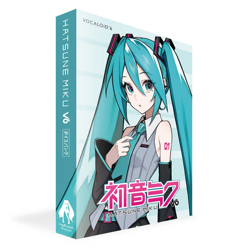 クリプトンフューチャーメディア　初音ミク HATSUNE MIKU V6 ボイスバンク VOICEBANK　MIKUV6P