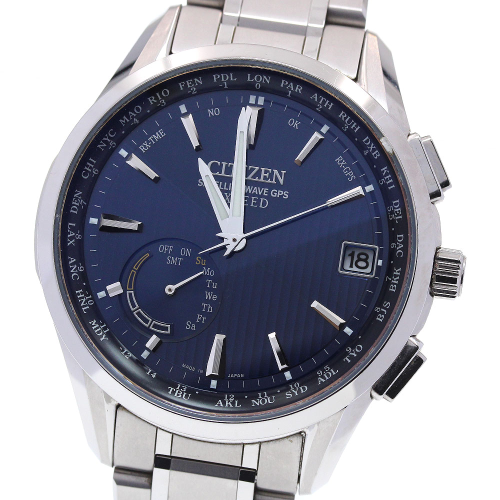 シチズン CITIZEN CC3050-56L/F150-1024637 エクシード エコドライブ ソーラー電波 メンズ _847647【中古】