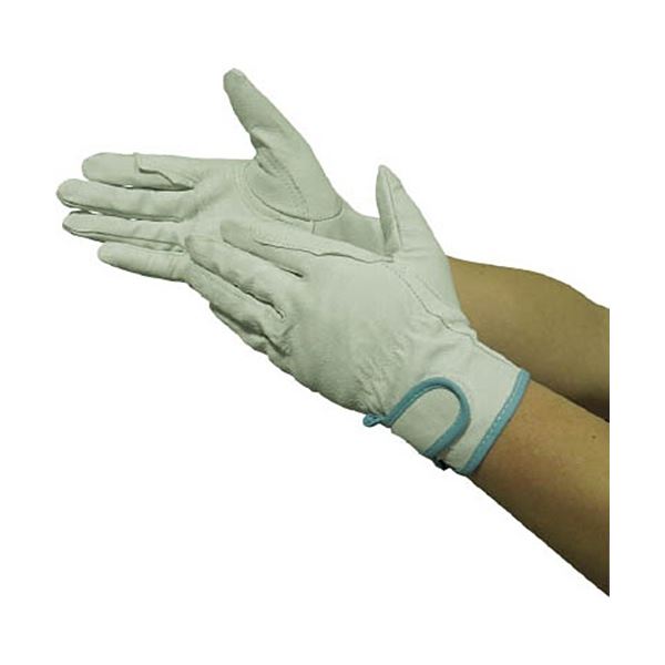 （まとめ）ユニワールド 革手工房 豚クレスト 当付マジック L KS330-L 1双 [x3セット]