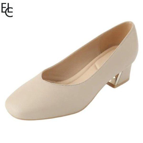 HC14 女性 クッションアップ 羊革 ヒール飾り LCWD53U613 (43392439)