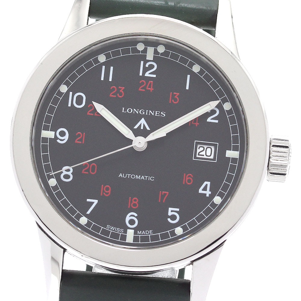 ロンジン LONGINES L2.832.4 ヘリテージ ミリタリー デイト 自動巻き メンズ _891600【中古】 79,750円
