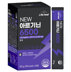 [el331] 韓国産 高含量 NEW アルギニン 6500_20gx15個