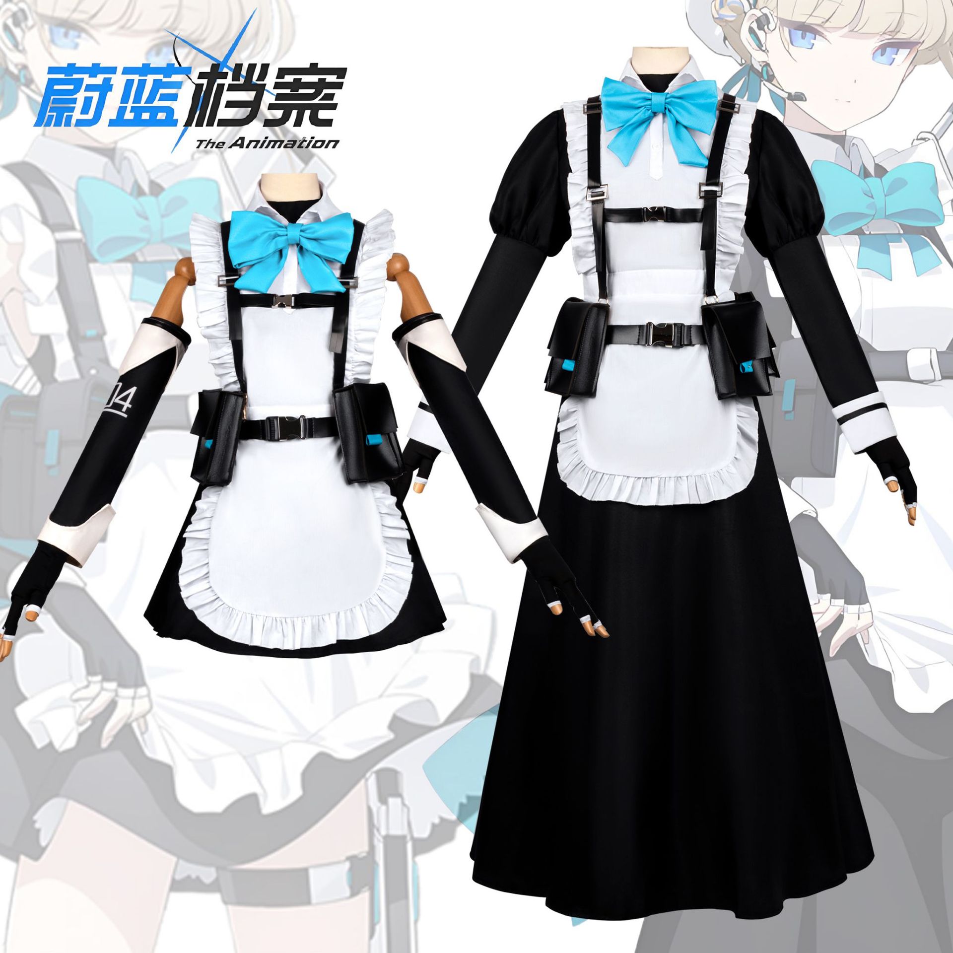 紺碧アーカイブコスプレ衣装飛鳥馬時長二次元アニメコスプレ衣装ハロウィンパフォーマンス衣装ワンピース