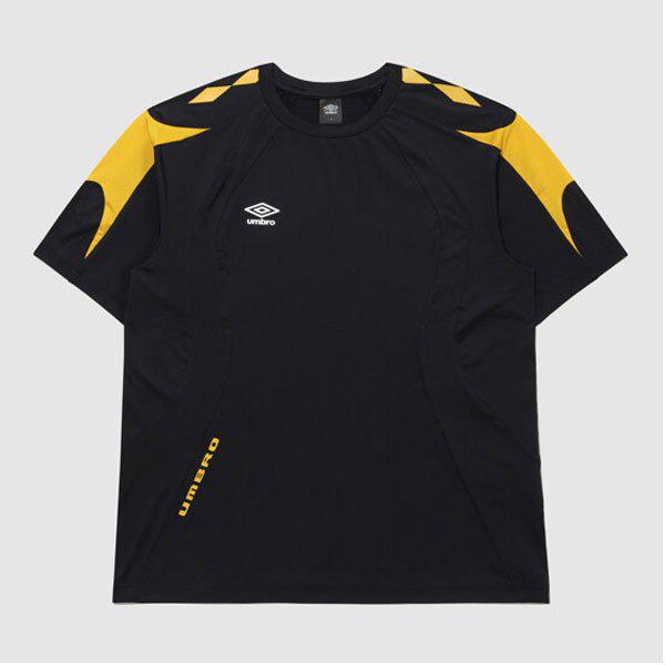 PTR メッシュ フットボール 半袖 Tシャツ UR121SRS38 BLACK