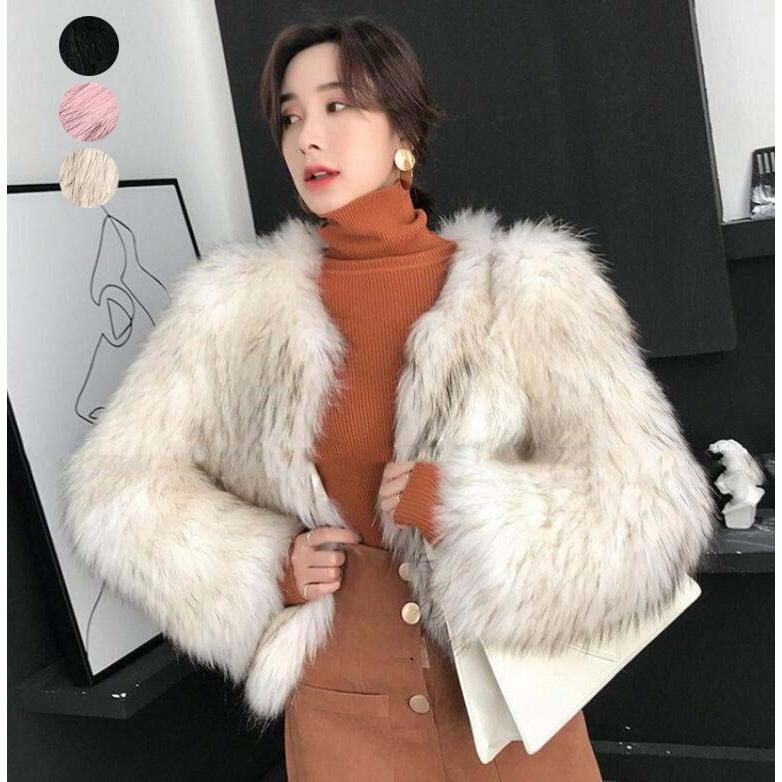 ボリュームファーコート レディース 可愛い 大きいサイズ 大人 暖かい ショートコート きれいめ ファーコート フェイクファー アウター ゆったり フ 5,543円