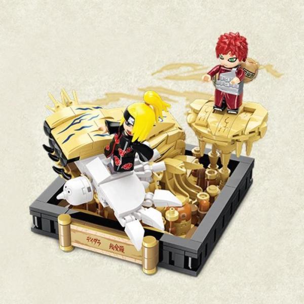 OFL1MN94 ナルトデイダラと戦うガアラブロックフィギュア