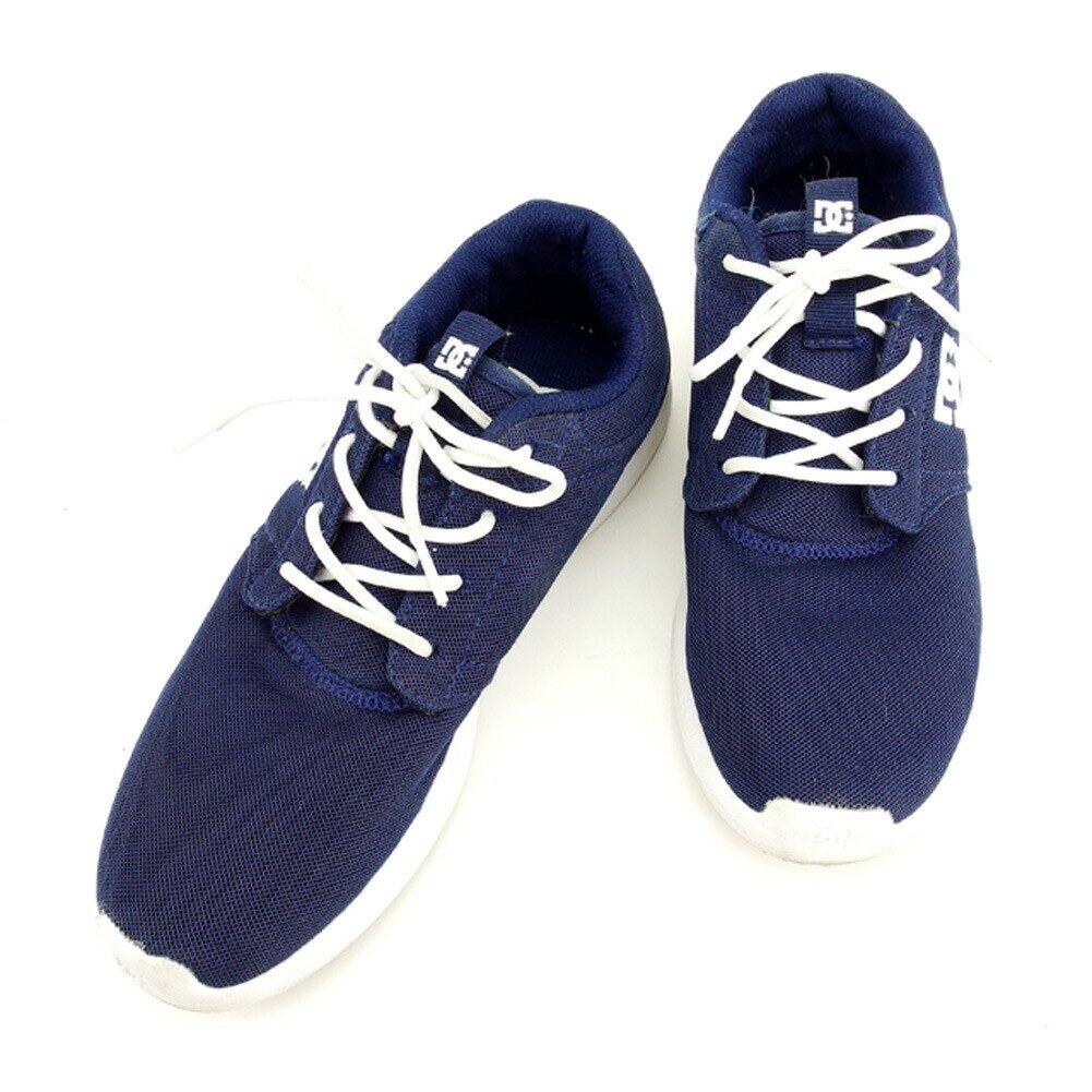 スニーカー シューズ 靴 ミッドウェイ 24.0 ローカット ネイビー ホワイト 白 中古