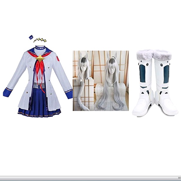 コスプレコスチュームOgreスタイルウィニングスーツ+ウィッグ+シューズ+耳+テールフルセットコスプ