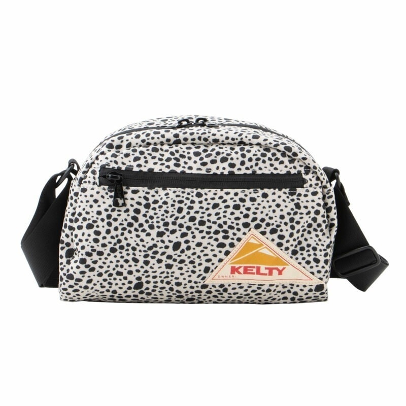 KELTY ケルティ ラウンドトップバッグ ホワイトダルメシアン