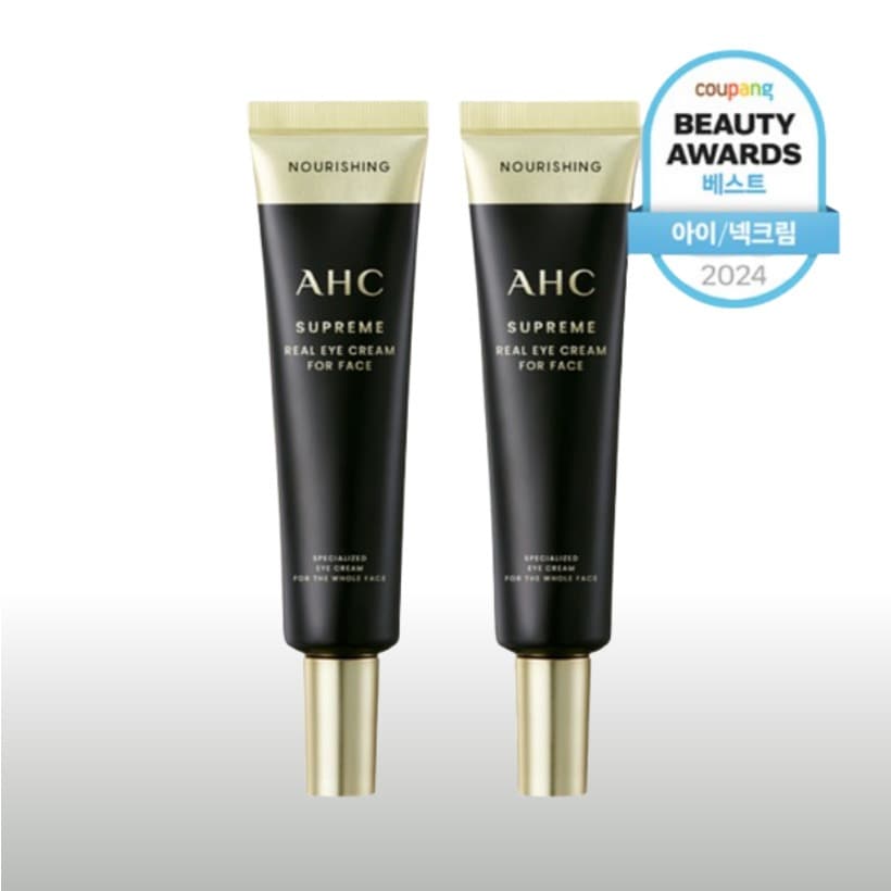 [1+1 高弾力 アイクリーム 韓国人気] リアルアイクリーム フォーフェイス 30ml x2個 純金配合 高栄養フェイスクリーム フェイシャルクリーム おすすめ 韓国コスメ 正規品