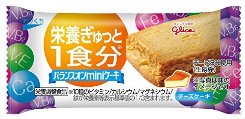 グリコ バランスオンminiケーキ チーズケーキ 60コ入り