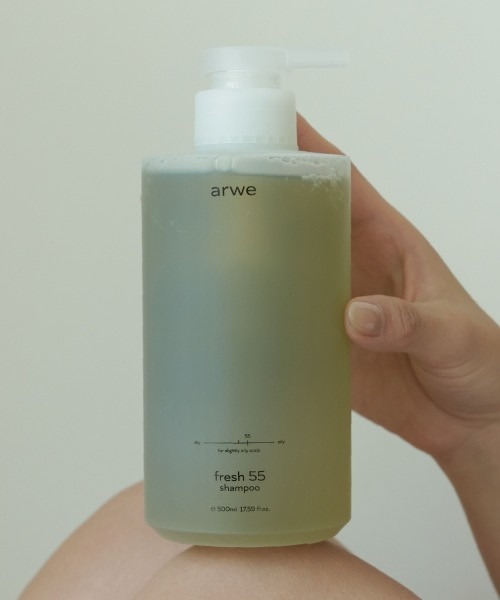 【正規品扱い店】【GIFT】自然由来 脂性シャンプー 500ml フレッシュ55 弱脂性タイプ