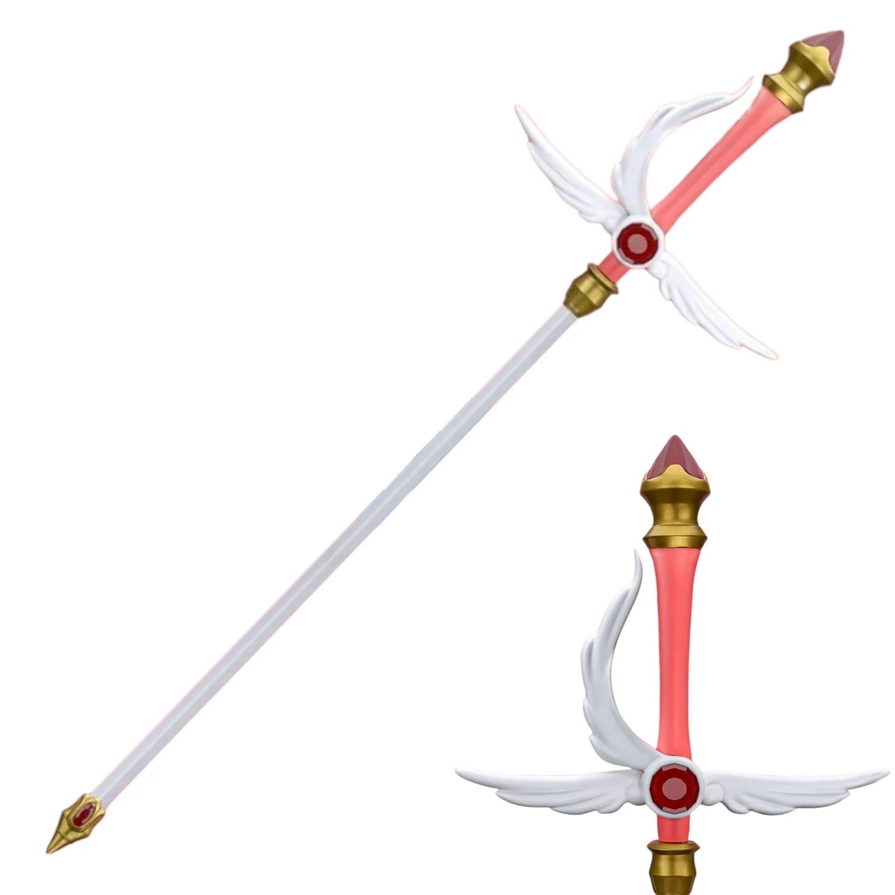 カードキャプターさくら』25周年記念 木之本 桜　桜の剣　合金グッズ　封印の杖　魔法の杖　1:1レプリカ　オリジナルデザイン