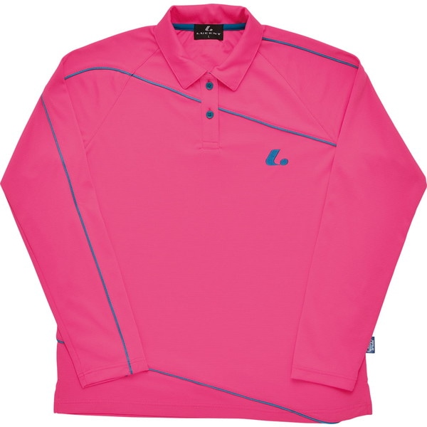 LUCENT ルーセント Ladies 長袖ポロシャツ ピンク テニス XLP4701 レディース