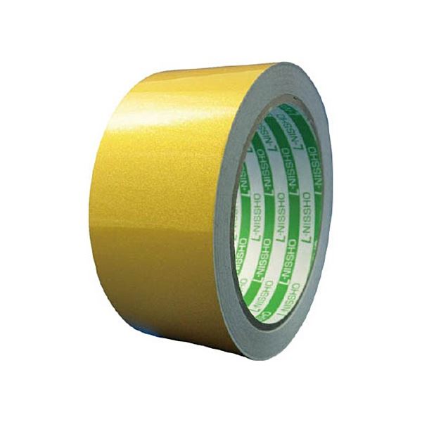 （まとめ）ニットウ エル日昌 再帰反射テープ 45mmx10m 黄 HT-45Y 1巻[x3]