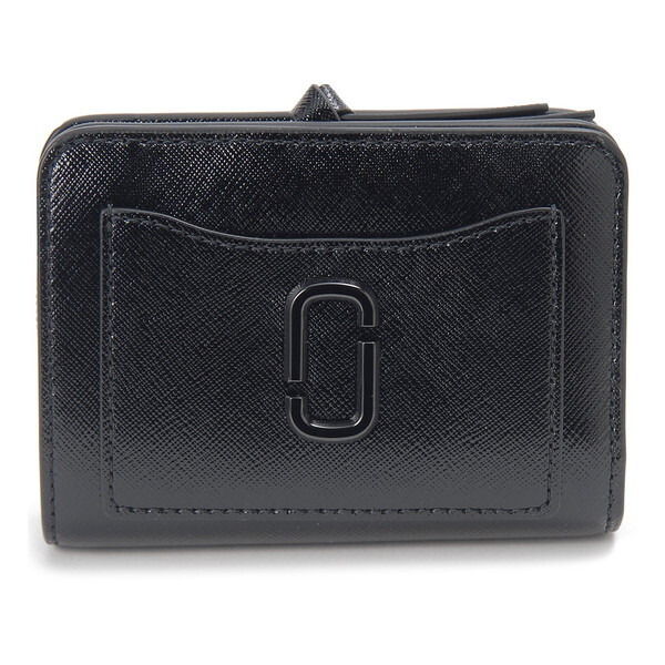 マークジェイコブス 二つ折り財布 ブラック 2F3SMP051S07 001 THE DTM UTILITY SNAPSHOT SLG BLACK 並行輸入品