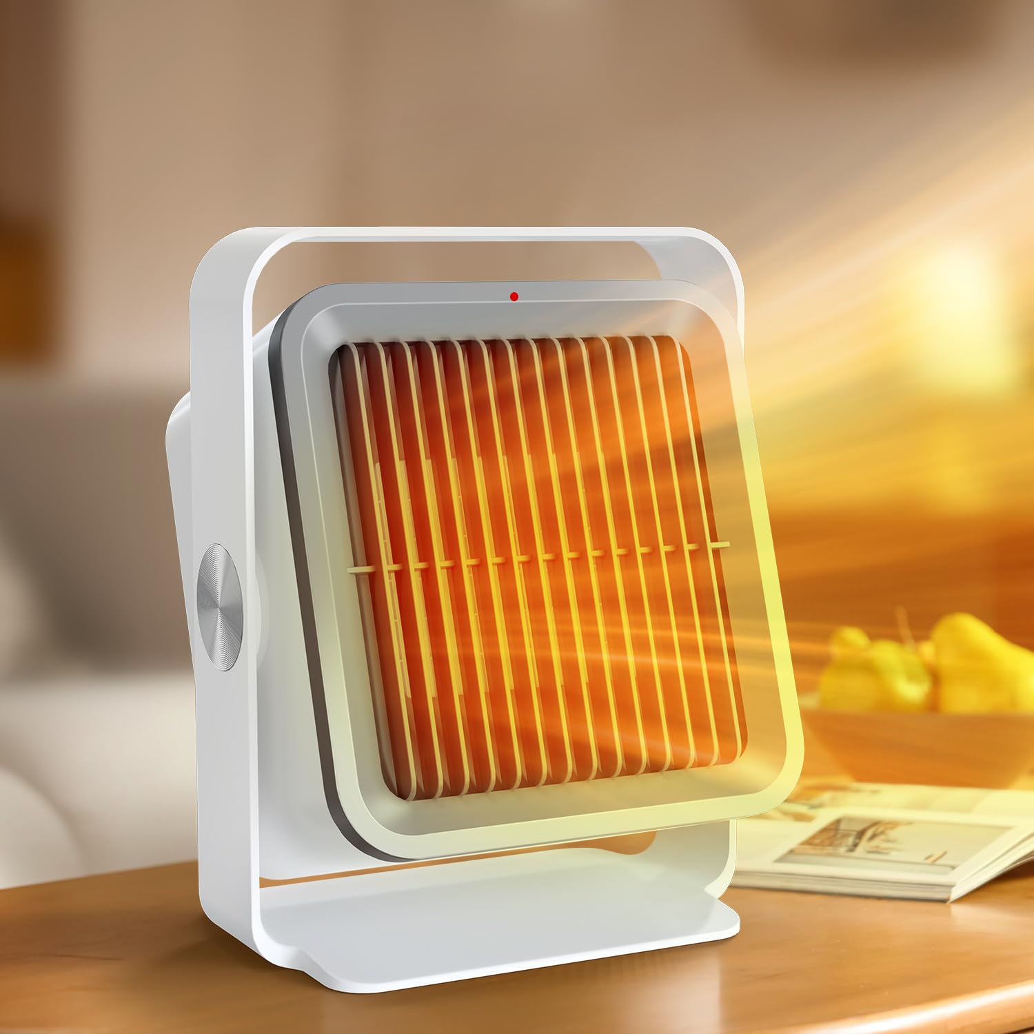 ヒーター セ ラミックファンヒーター 小型 省エネ 速暖 足元 手元 400W/600W 卓上 ファンヒーター 電気 静音 角度調節 転倒オフ 過熱保護 セ ラミックヒーター ミニ 電気ヒーター トイ