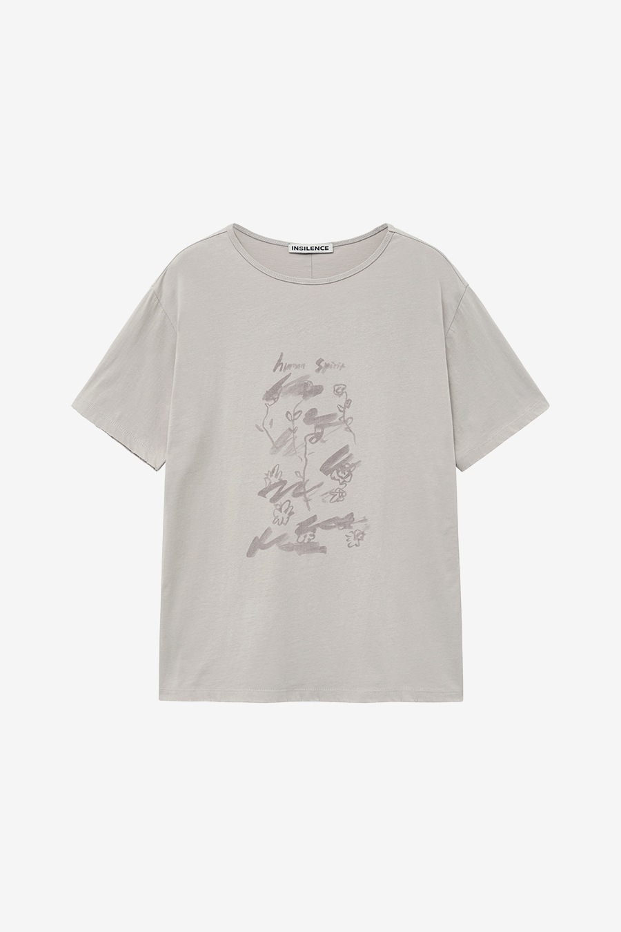 【INSILENCE】 VINTAGE SKETCH T-SHIRT : BEIGE
