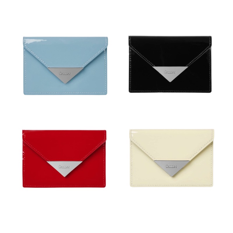 Triangle flap card holder Cardケース　Card財布