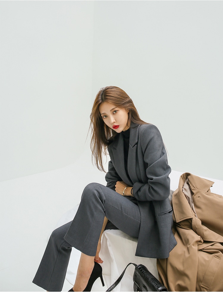 2022年気品秋の新現品ミニスーツ九分パンツ2点セットOLキャリア風ファッションスーツ