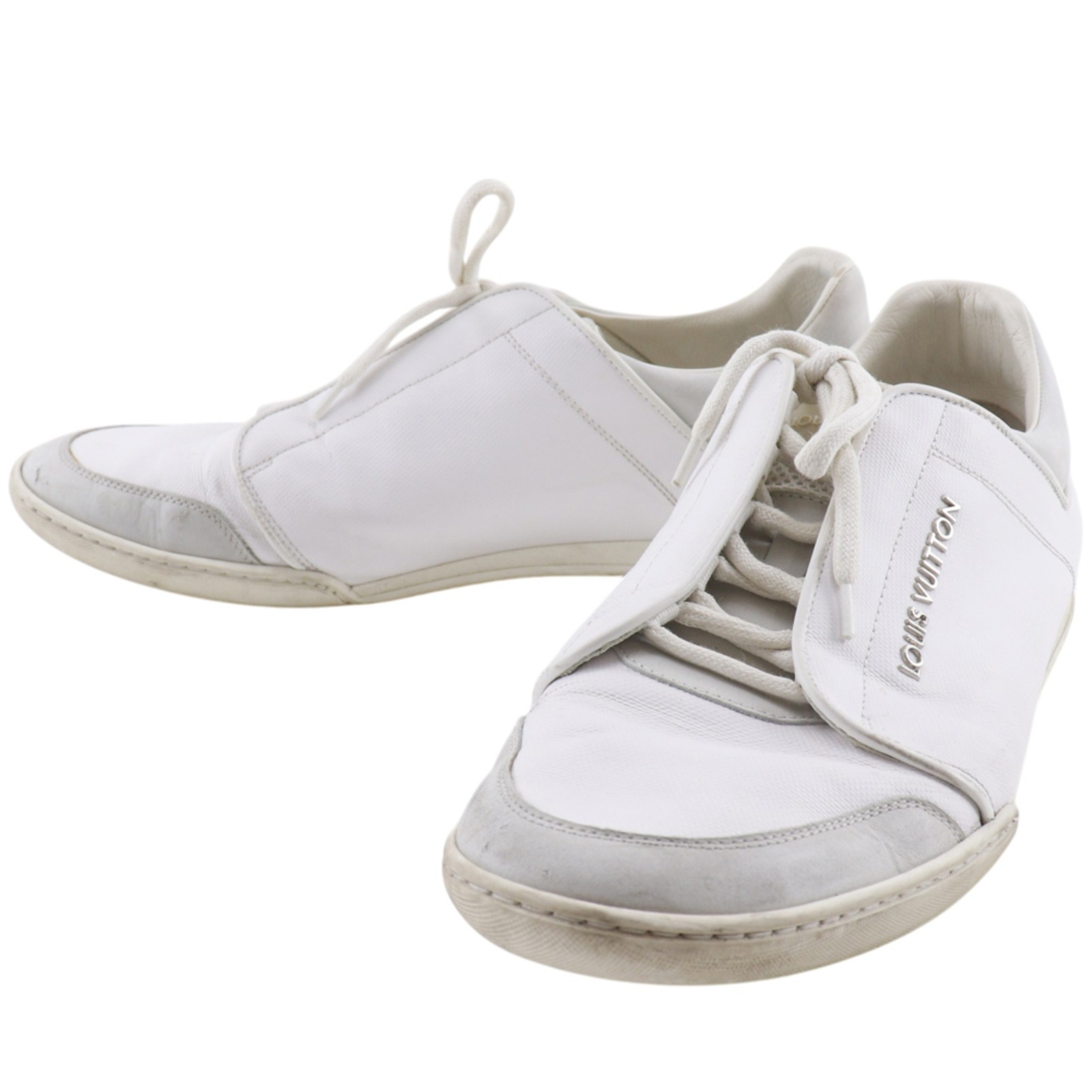 スニーカー レザー 白 GO0133 メンズ 中古品