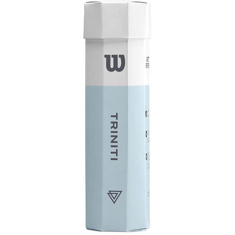 【ロット販売：入り数18】 Wilson(ウイルソン) TRINITI 4 Ball テニス 競技ボール 硬式 (wrt115200)