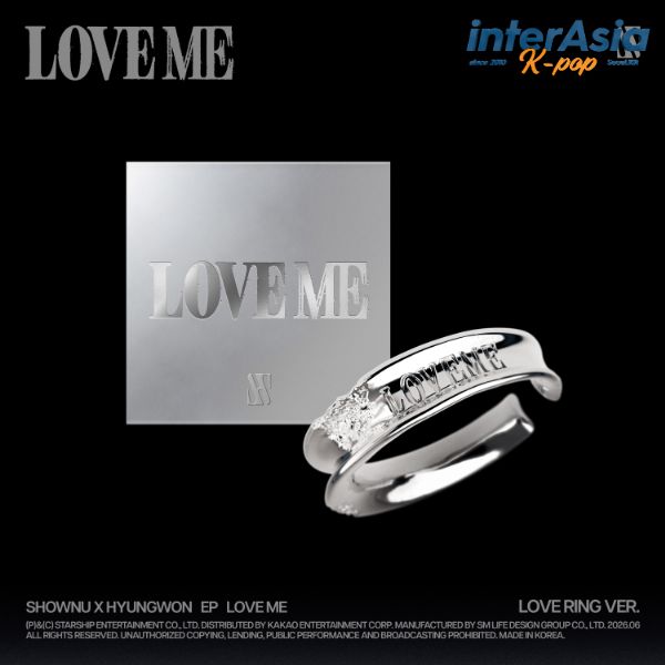 [06月26日発売] SHOWNU X HYUNGWON (MONSTA X) - EP [LOVE ME] (LOVE RING VER.)