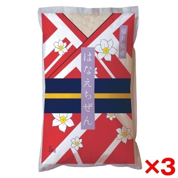 令和七年度産 福井県産ハナエチゼン 15kg(5kg×3) メーカー直送