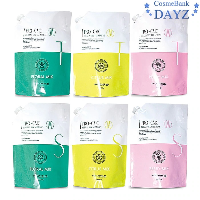 千代田化学 デラクシオ プロ CMC シャンプー 3000mL トリートメント 3000g 詰め替え用 業務用セット【組み合わせ自由！ シトラスミックスベリーミックスフローラルミックス よりご選択