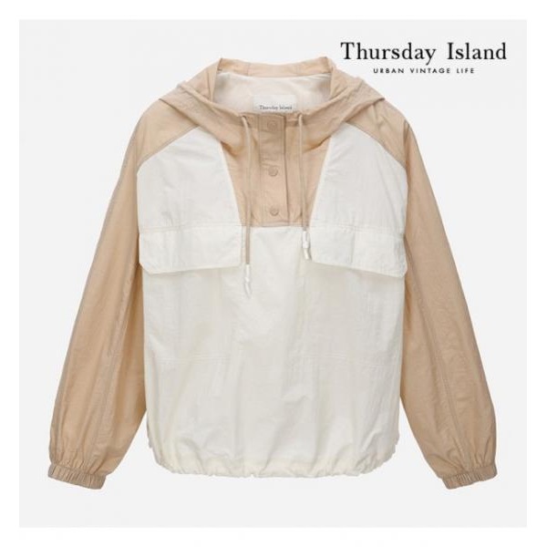 Thursday Island 配色 ミックス アノラックジャンパー(T220MJP902W)