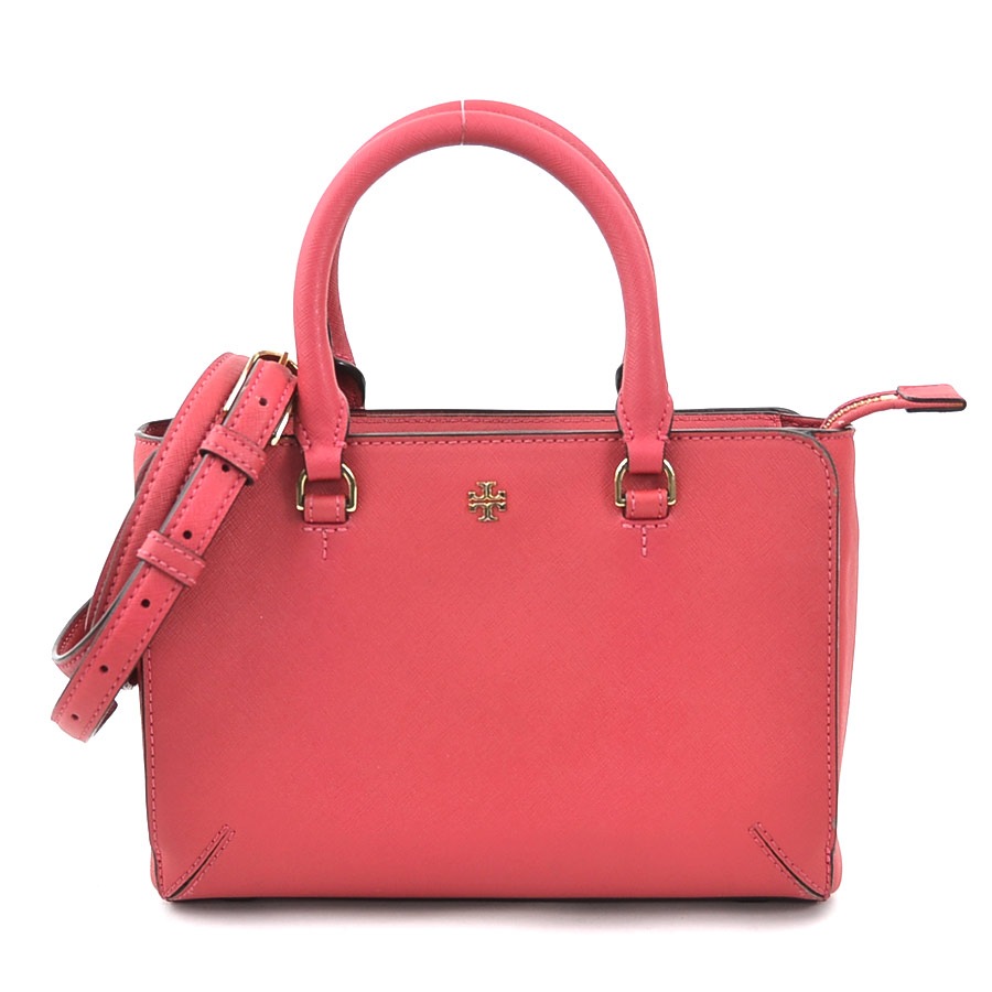 トリーバーチ Tory Burch ハンドバッグ ショルダーバッグ レザー ピンク レディース h30956a