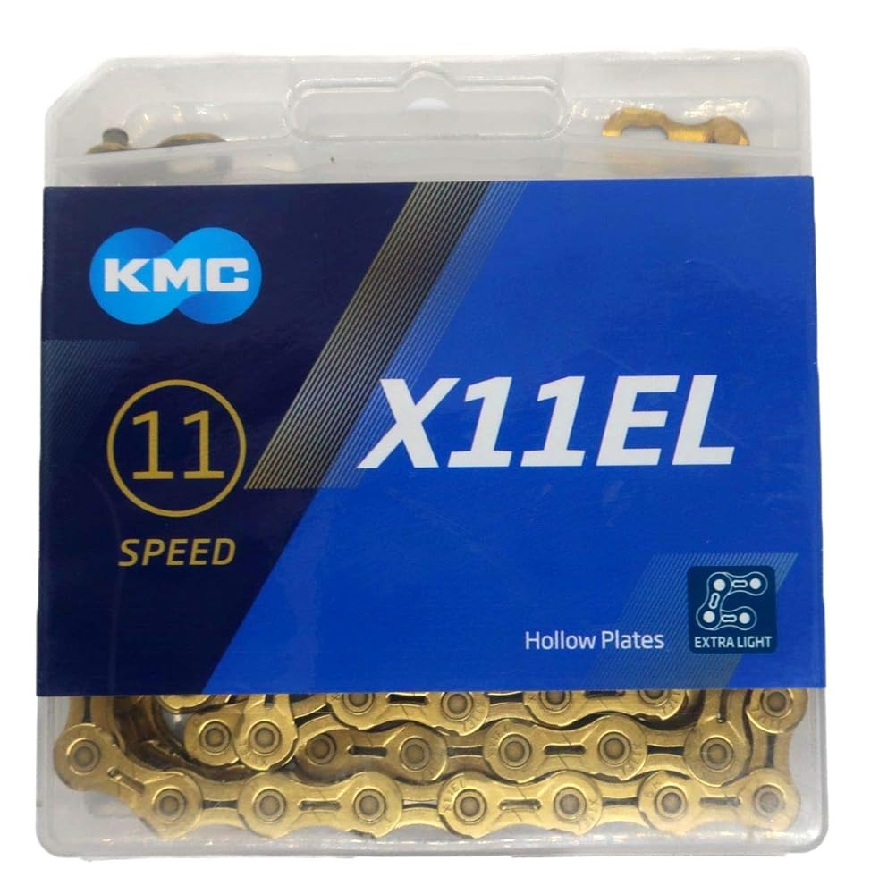 KMC X11EL チェーン 11速/11S/11スピード/11speed 用 118Links (ゴールド) [並行輸入品]