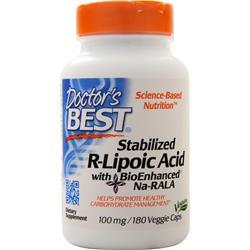 DOCTOR S BEST社　安定型 Rリポ酸 100mg (R型アルファリポ酸) 180ベジカプセル