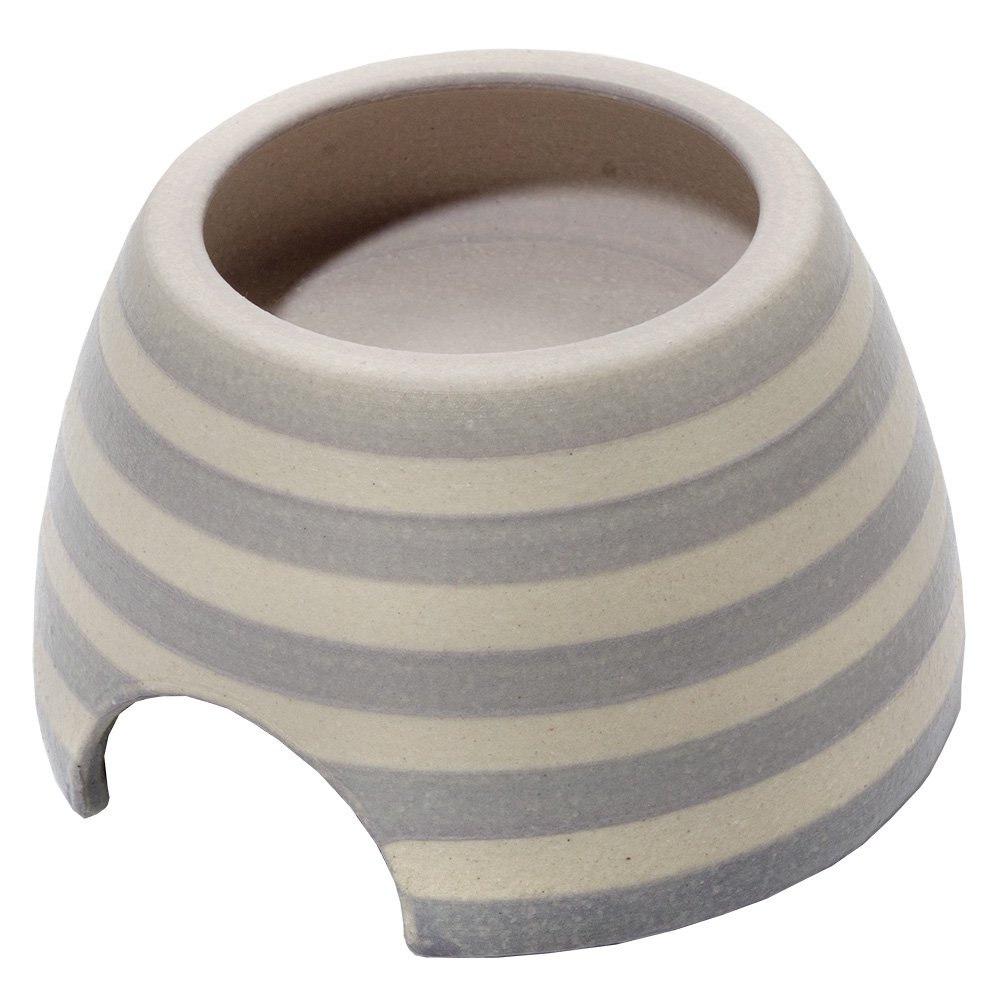 シェルター　ボーダーウェットシェルター　Ｌホワイトバイオレット　信楽焼　爬虫類　両生類　ＣＲＣ17―85―30―20―00