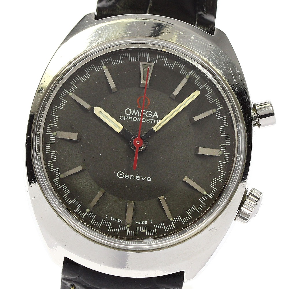 オメガ OMEGA 145.009 ジュネーブ クロノストップ Cal.865 手巻き メンズ _744582【中古】