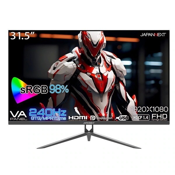 JAPANNEXT JN-V315G240FHDR [31.5型ワイド ゲーミングモニター]