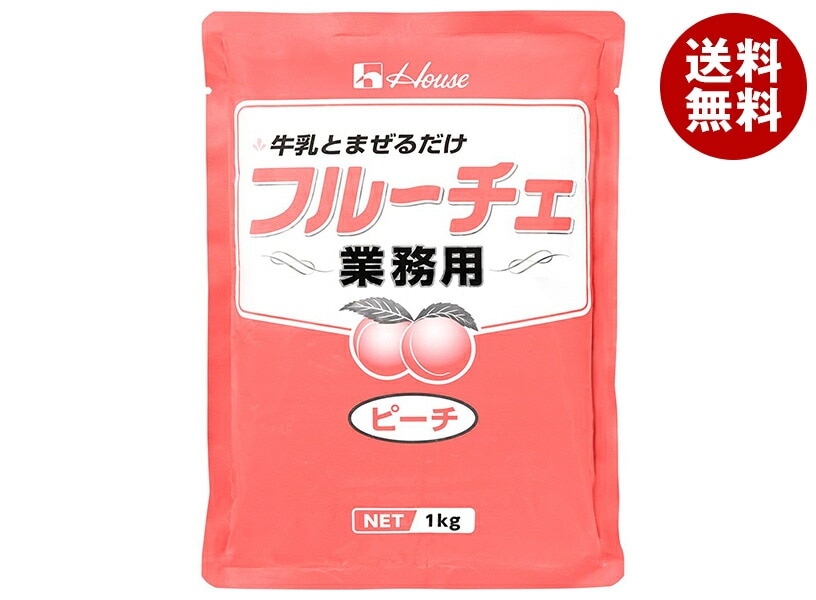 ハウス食品 業務用フルーチェ ピーチ 1kg＊6袋入＊(2ケース)